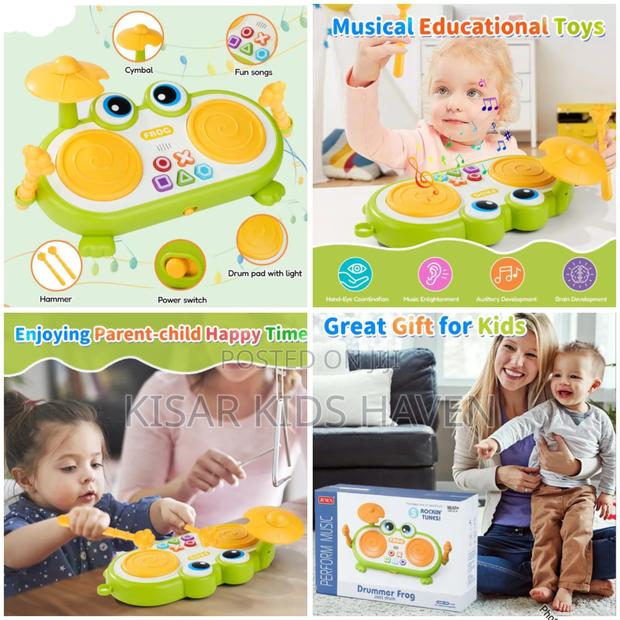 Kids Musical Drummer Frog 6 Months to 2 Years · Photo 1