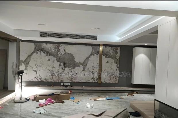 Modern Full Marble Tv Wall Panel – Sophisticated Timeless · Photo 2
