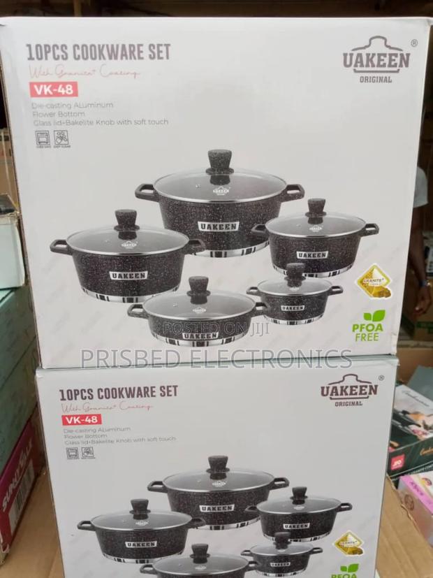 Uakeen 10pcs Granite Cookware Set Vk-48 · Photo 1
