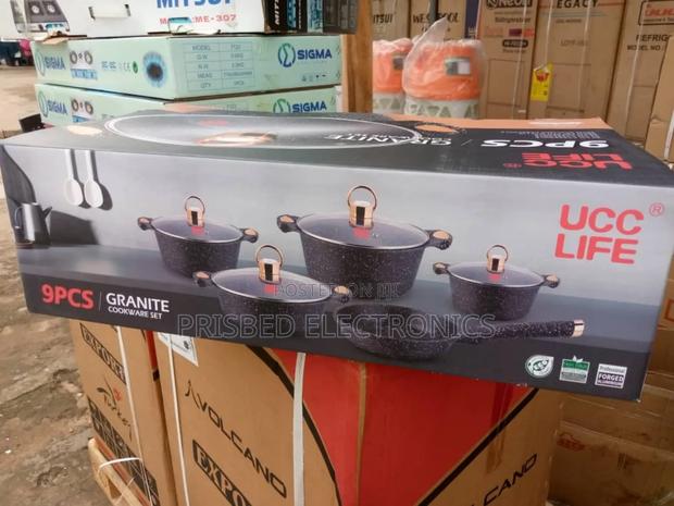Ucc Life 9pcs Granite Cookware Set · Photo 1