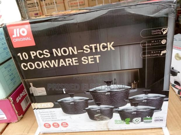 Jio 10pcs Non Stick Cookware Set · Photo 1
