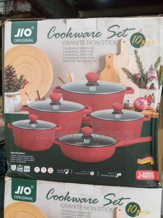 Jio Original 10pcs Granite Cookware Set J4010 · Photo 3