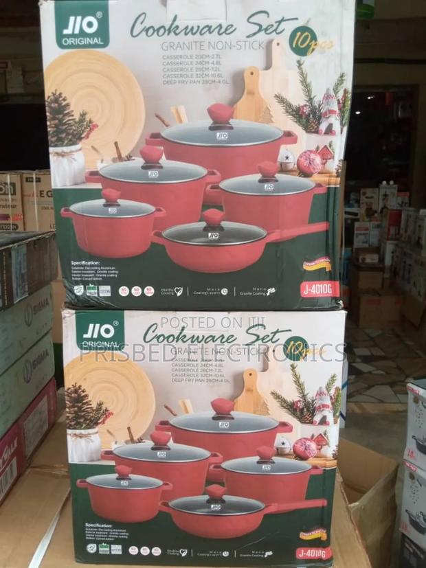 Jio Original 10pcs Granite Cookware Set J4010 · Photo 4