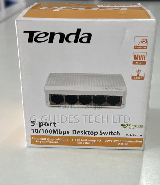 5-Port Tenda Switch, Tenda 5-Port 10/100mbps Desktop Switch · Photo 3