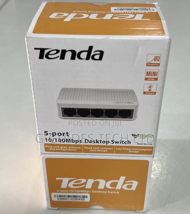 5-Port Tenda Switch, Tenda 5-Port 10/100mbps Desktop Switch · Photo 6