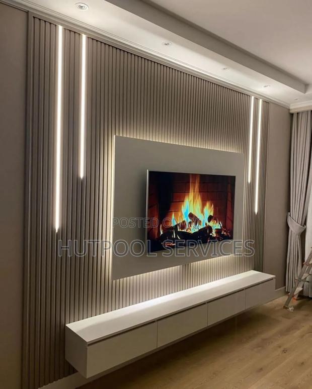 Floating Tv Console Installation · Photo 1