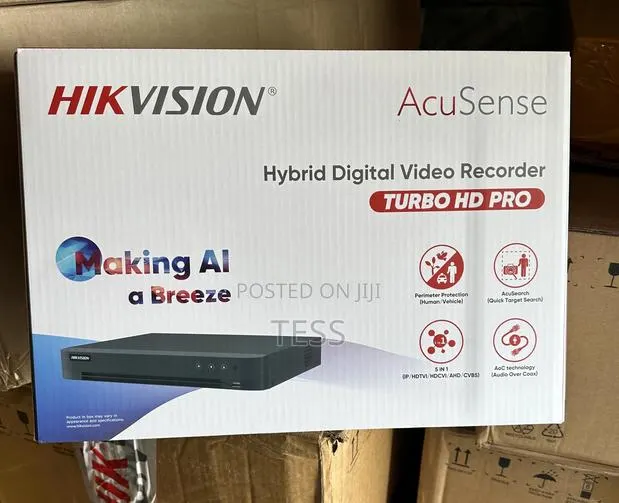 Hikvision 4ch DVR /5mp Lite Acusense Ai Turbo Hd Pro 2024 · Photo 1