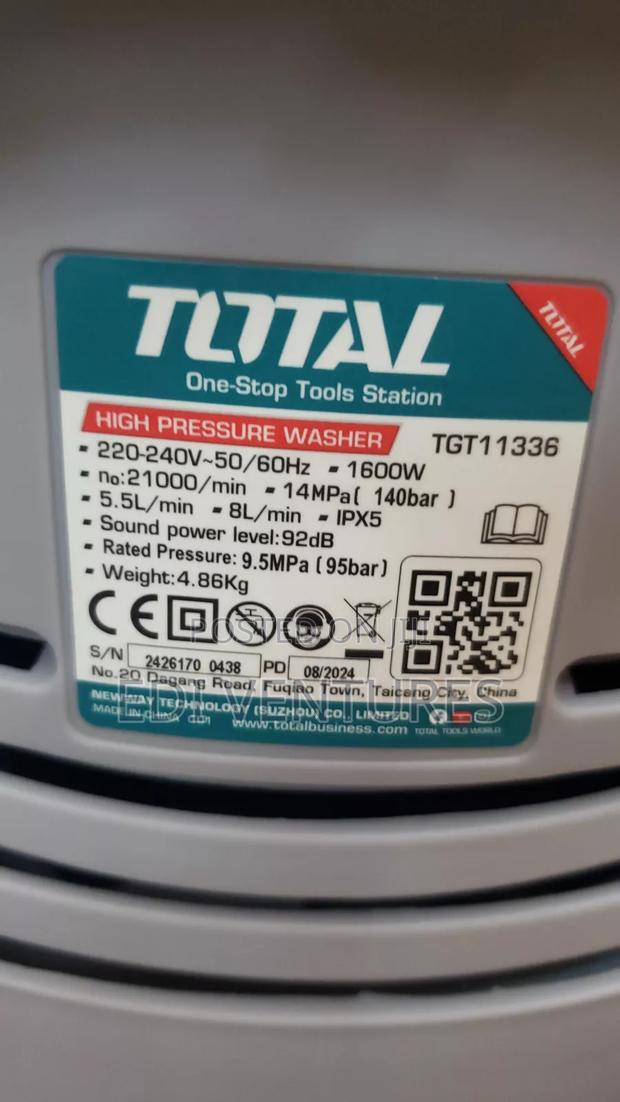 Total 1600w High Pressure Washer · Photo 5
