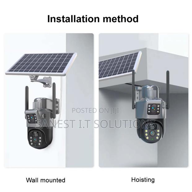 Solar Camera With Dual Lens With Alarm 4g · Photo 1