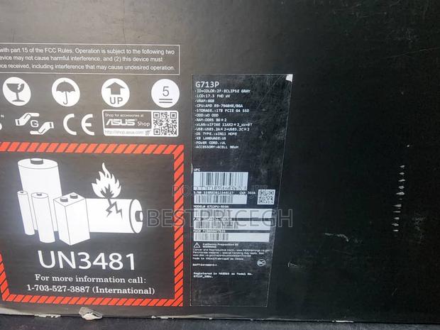 New Laptop Asus ROG Strix G17 8GB AMD Ryzen 9 SSD 1T · Photo 2