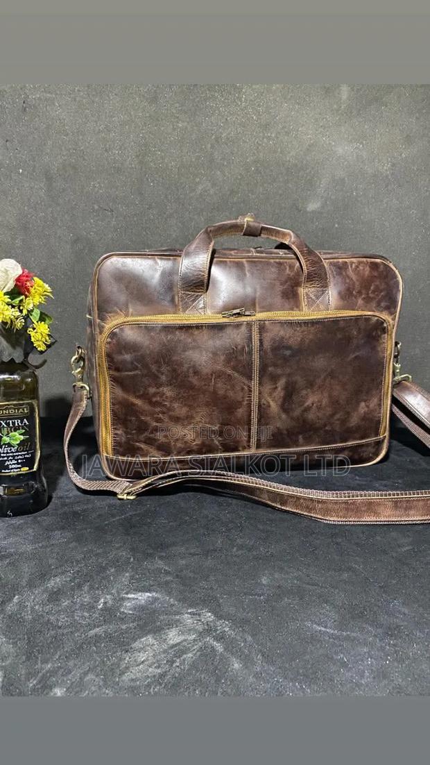 Geniune Cowhide Leather Bag For Office And Laptop · Photo 5