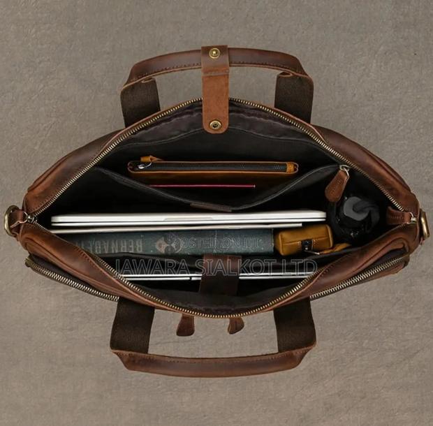 Geniune Cowhide Leather Bag For Office And Laptop · Photo 6