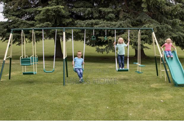 Germany Propel Metal Kids Swing Slide (8-9 Kids) 3-12yrs · Photo 1