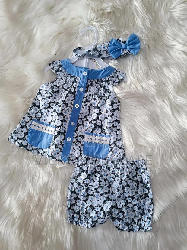 Casual Wear Dress for Girls With Headband. · Photo 3