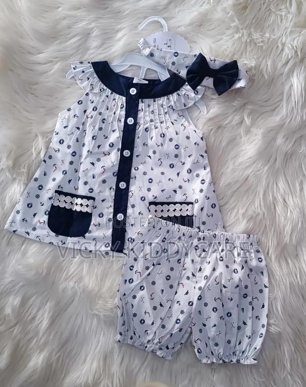 Casual Wear Dress for Girls With Headband. · Photo 1