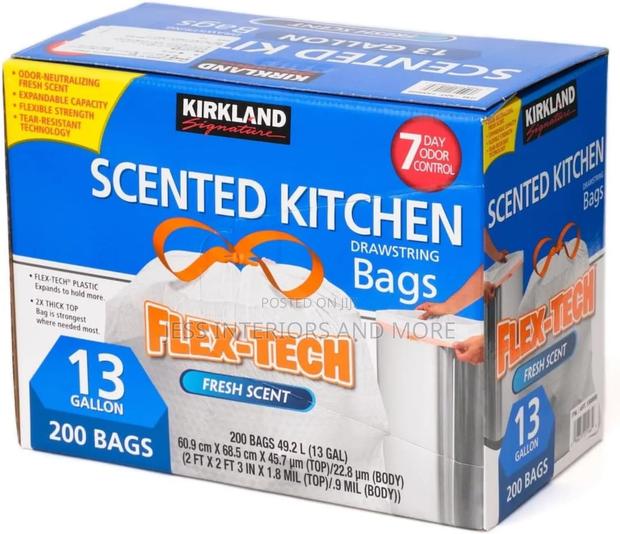 Kirkland Signature 200pcs Scented Kitchen Trash Bags · Photo 1