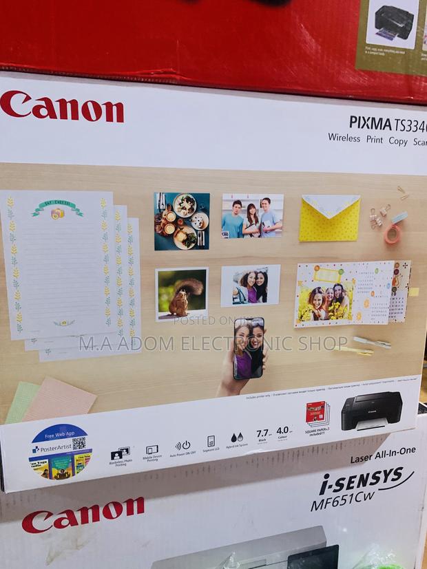 Canon Wireless Copy Print Scan Printer With Free Inks · Photo 1