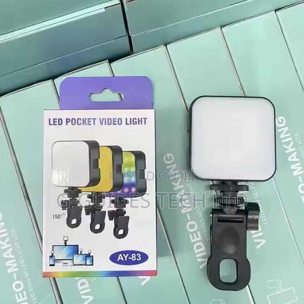 Ay-83 Led Video Light Rgb, Phone Clip Video RGB Light Ay-83 · Photo 4