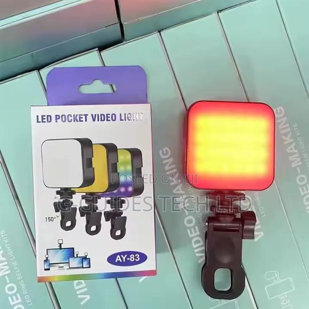 Ay-83 Led Video Light Rgb, Phone Clip Video RGB Light Ay-83 · Photo 6