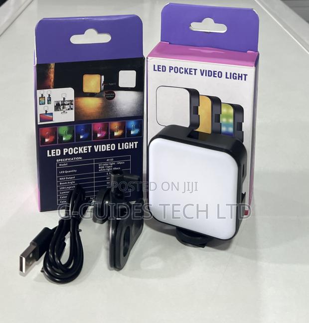 Ay-83 Led Video Light Rgb, Phone Clip Video RGB Light Ay-83 · Photo 5