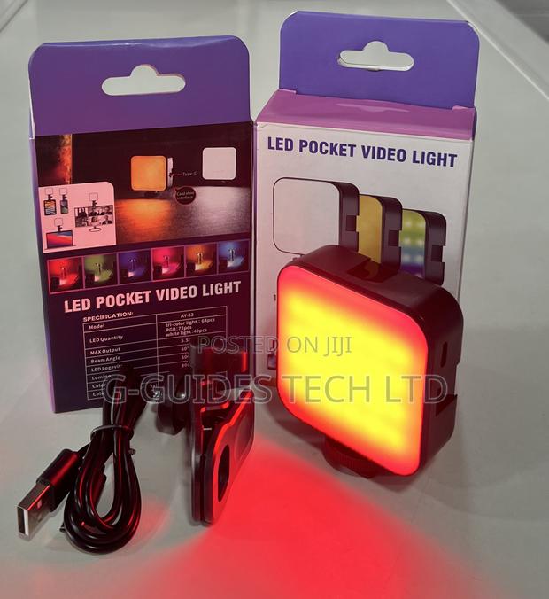 Ay-83 Led Video Light Rgb, Phone Clip Video RGB Light Ay-83 · Photo 2
