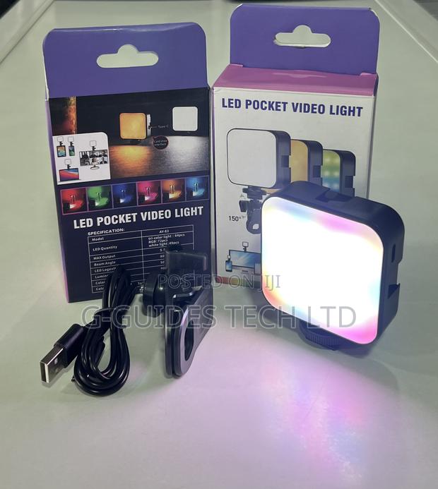 Ay-83 Led Video Light Rgb, Phone Clip Video RGB Light Ay-83 · Photo 3
