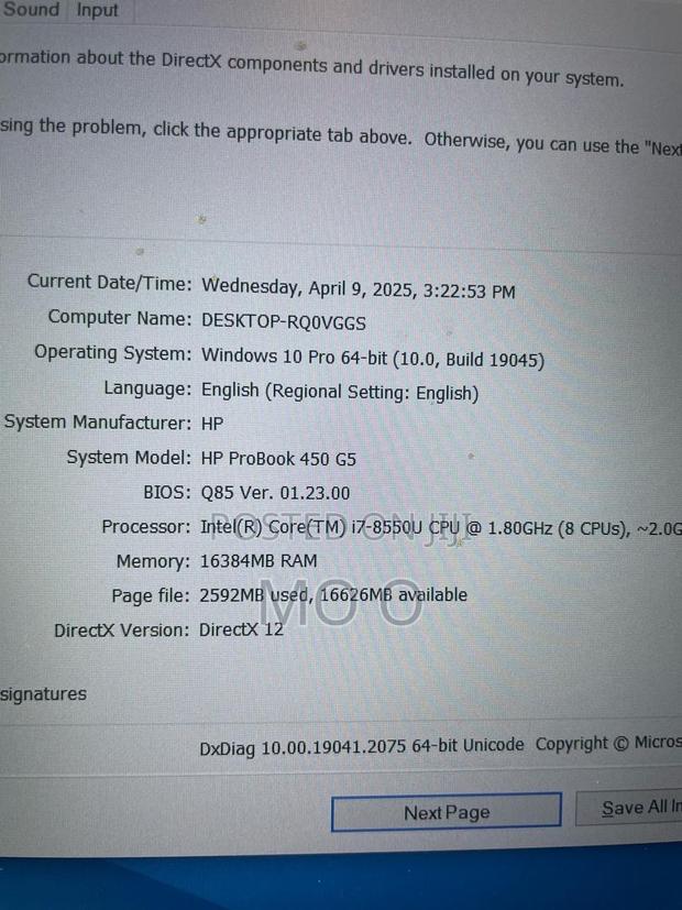 Laptop HP ProBook 450 G5 8GB Intel Core i7 SSD 256GB · Photo 3