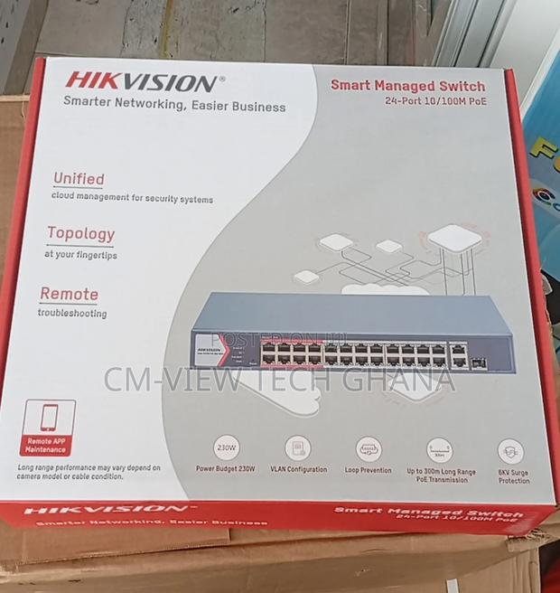 24port Hikvision Smart Managed Poe Switch · Photo 1