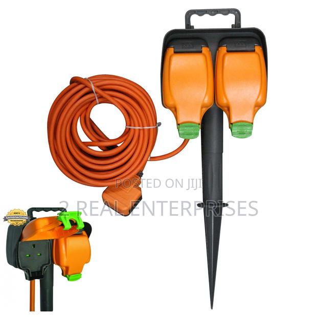Masterplug Weatherproof Outdoor Double Socket 15 Metres · Photo 1