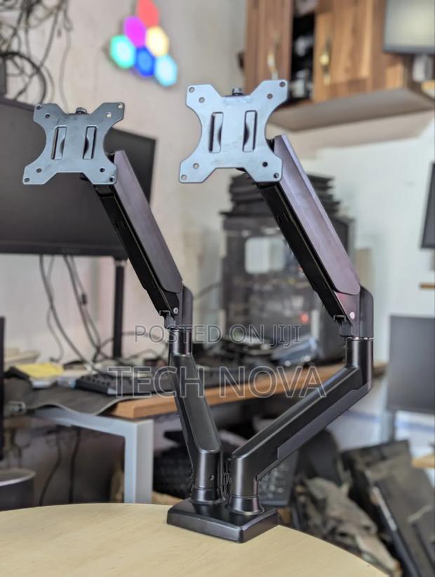 Desktop Double Monitor Mount · Photo 1