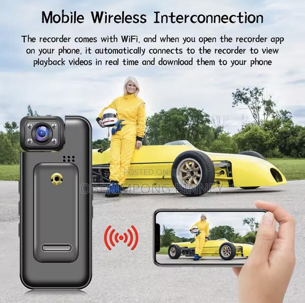 Camera Body Cam With Screen for High Definition Video · Photo 3
