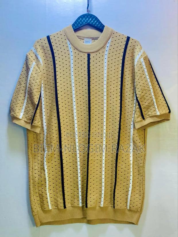 High Quality Off-White Net Round N v-Neck Tops Available · Photo 1