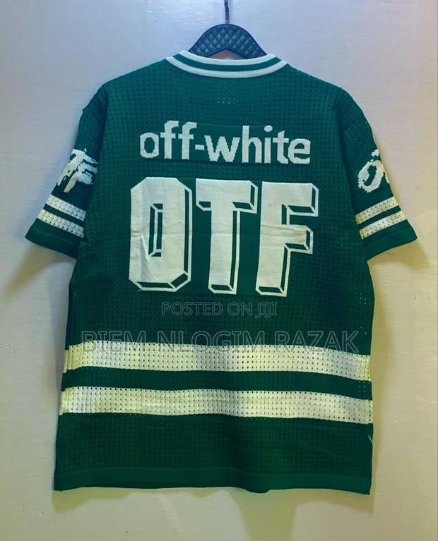 High Quality Off-White Net Round N v-Neck Tops Available · Photo 4