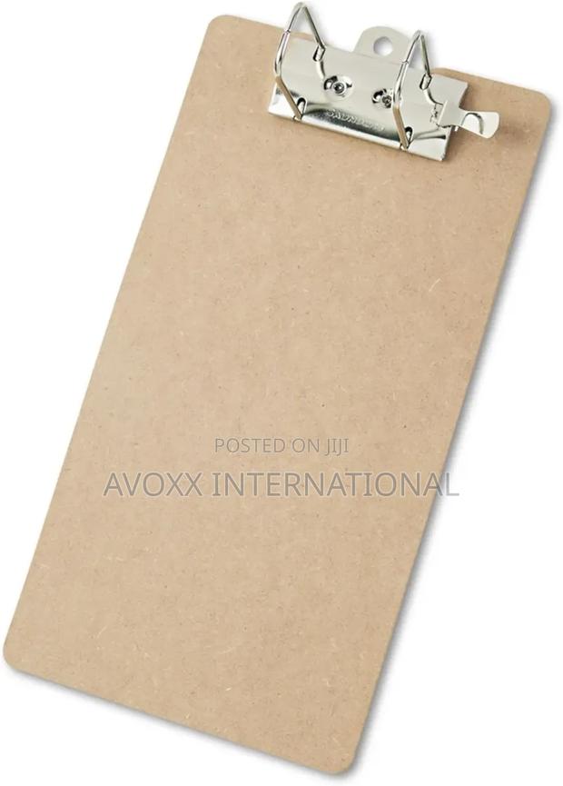 Saunders Arch Clipboard 2" Capacity Holds 81/2" W X 14"Brown · Photo 1