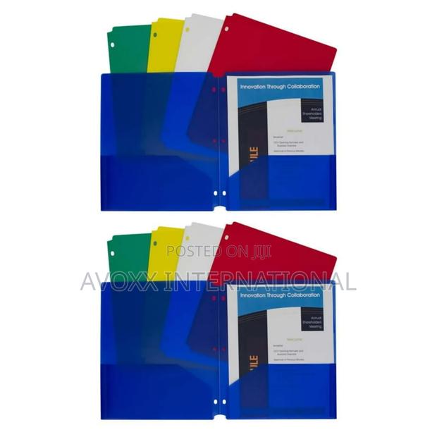 C-Line Heavyweight Poly Portfolio Folder,10 Per Pack,2 Packs · Photo 1