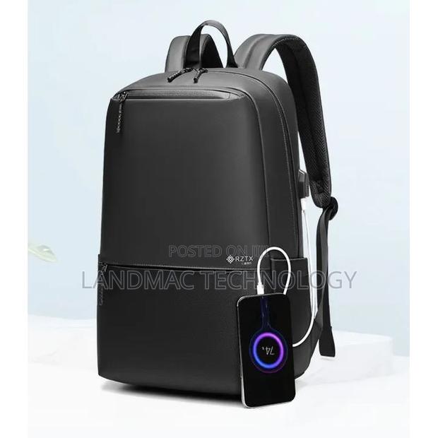 Anti-Theft Laptop Backpack With Usb Business Travel - Black · Photo 1