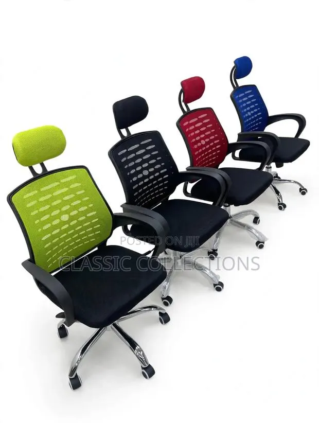 Ergonomic Mesh Office Chair With Headrest · Photo 1