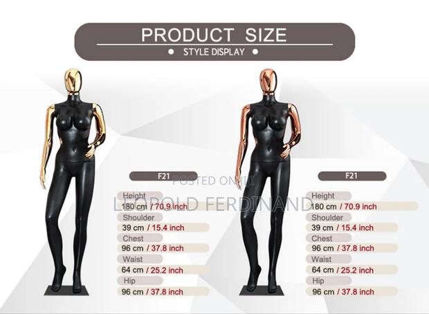 Gold Black Female Mannequins · Photo 3