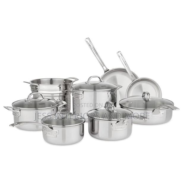 Viking 3-Ply Stainless Steel 13-Piece Cookware Set · Photo 3
