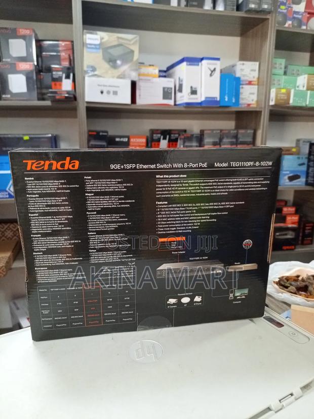 Tenda 9 Port Poe Switch With 1 SFP Port · Photo 3