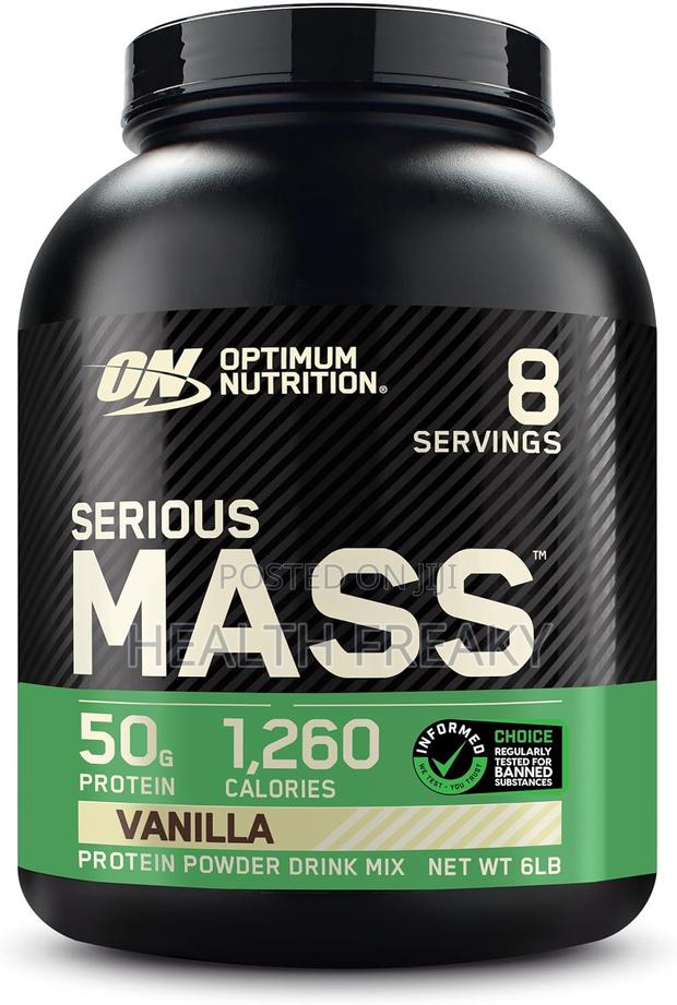Protein Serious Mass Gainer Weight Gainer Creatine 6lb · Photo 1