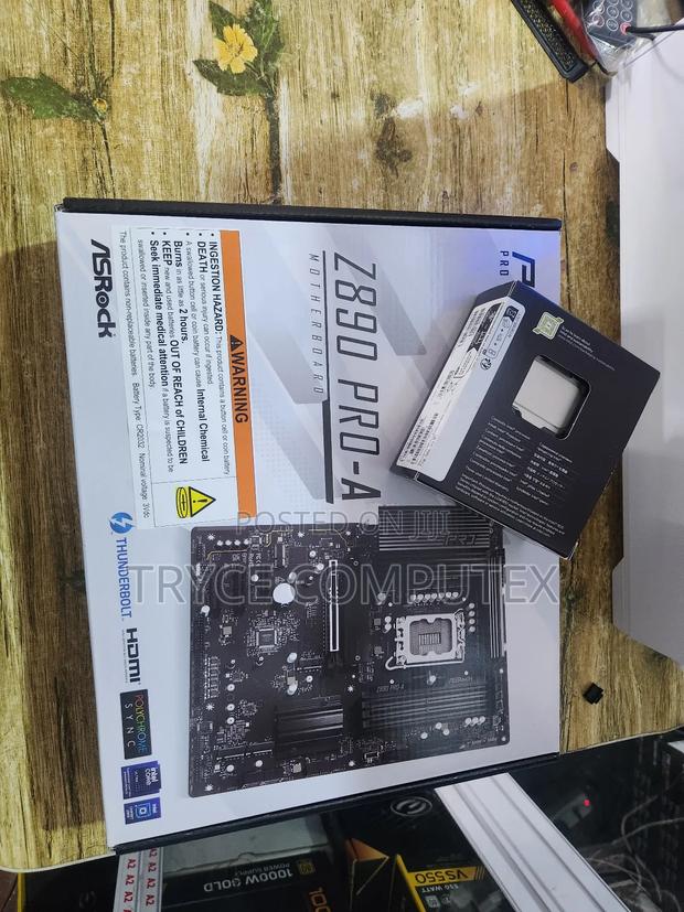 15th Gen Intel Core Ultra 9 and Z890 Ddr5 Motherboard · Photo 1