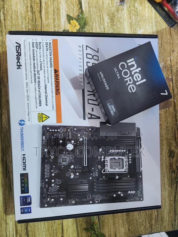 Intel Core Ultra 7 Cpu and Z890 Motherboard · Photo 1