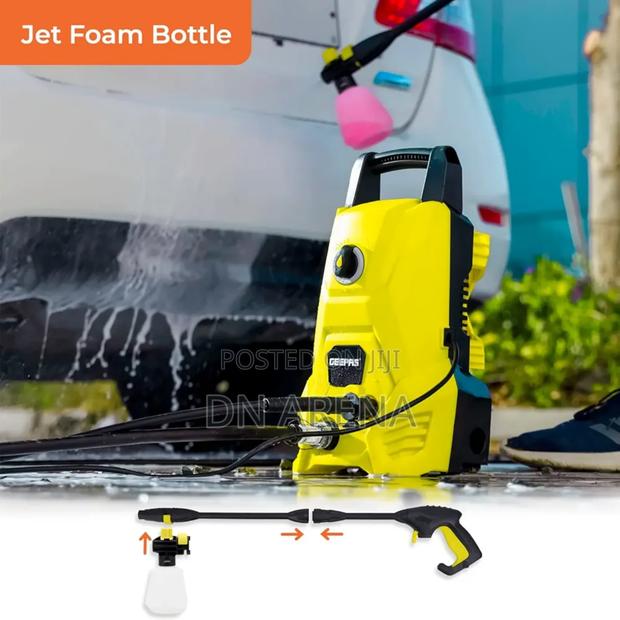Geepa Gcw19029 2500w Highpressure Car Washer, Yellow/Black · Photo 2