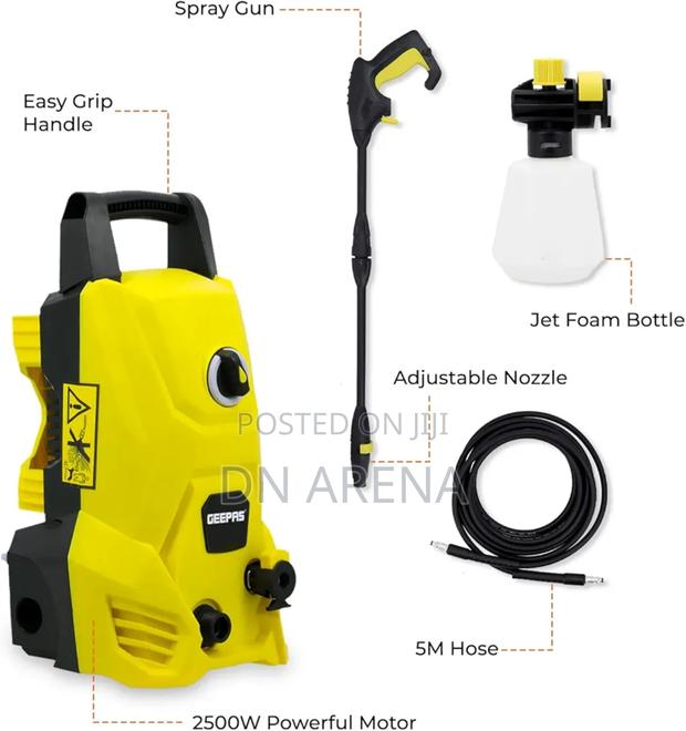 Geepa Gcw19029 2500w Highpressure Car Washer, Yellow/Black · Photo 3