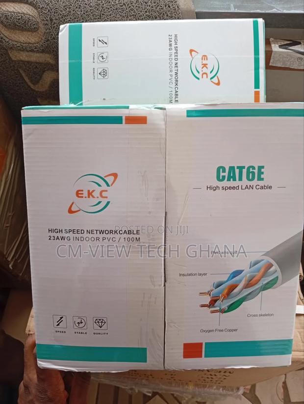 E.K.C 100m High Speed Cat6 Cable · Photo 1