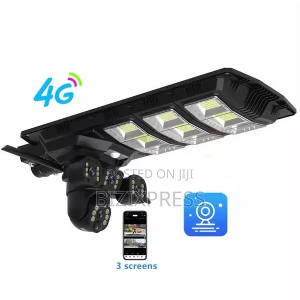 4g 3 Lens Solar Street Light Camera · Photo 1