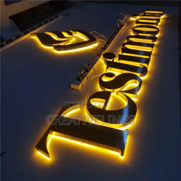 Lighting Letters Signage · Photo 1