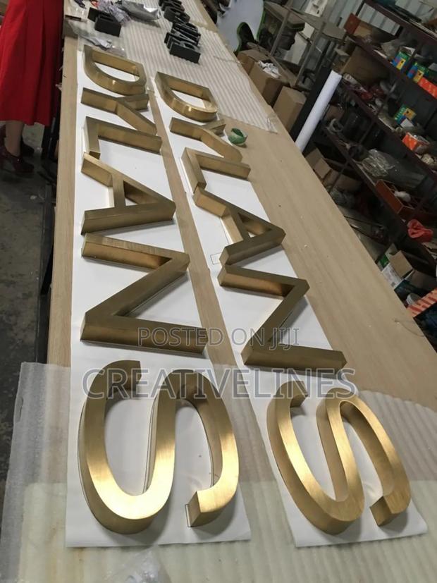 Stainless Steel Signage · Photo 3