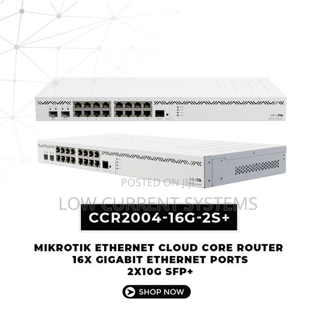 Mikrotik Ethernet Cloud Core Router Ccr2004-16g-2s+ · Photo 1